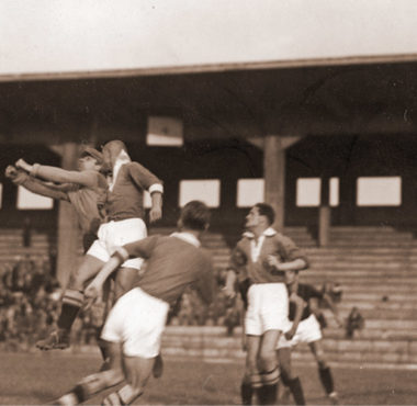Warta Poznań - FC Milano (AC Milan) w 1934 r. fot. Narodowe Archiwum Cyfrowe