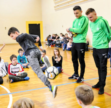 Warta Poznań w SP nr 15 w Poznaniu