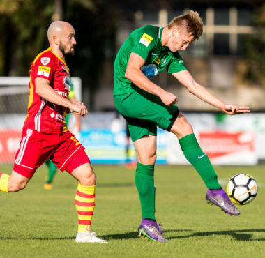 Warta Poznań - Chojniczanka Chojnice 1:1. Grzegorz Szmusik. Fot. Adam Ciereszko