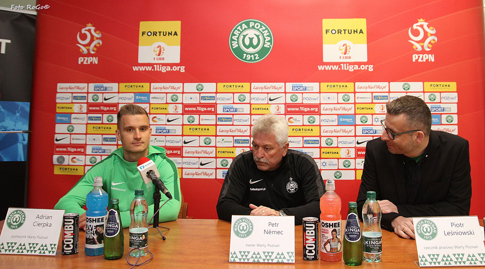 Konferencja prasowa Warty Poznań