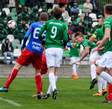 Warta Poznań - Odra Opole 2:1. Grzegorz Szymusik