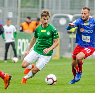 Warta Poznań - Odra Opole 2:1. Artur Marciniak