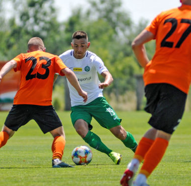 Krzysztof Biegański w sparingu Warty Poznań z Zagłębiem Lubin