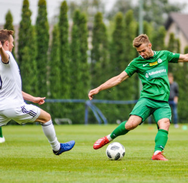 Olimpia Grudziądz - Warta Poznań. Michał Grobelny