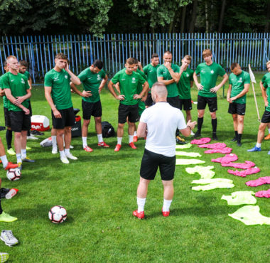 Trening Warty Poznań na obozie w Jarocinie