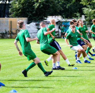 Trening juniorów młodszych Warty Poznań