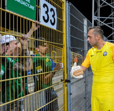 Stal Mielec - Warta Poznań. Adrian Lis