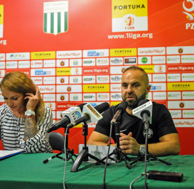 Trener Warty Poznań Piotr Tworek