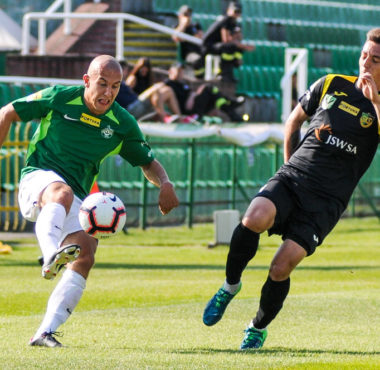 Warta Poznań - GKS Jastrzębie. Jakub Kuzdra