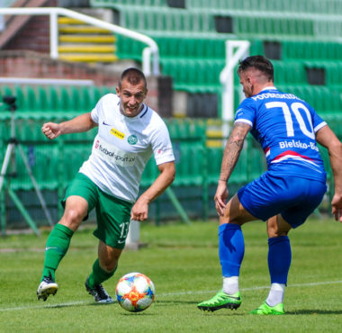 Warta Poznań - Podbeskidzie Bielsko-Biała 1:0 w sparingu. Jakub Kuzdra