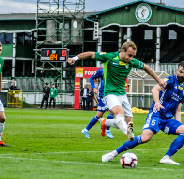 Warta Poznań - Miedź Legnica 2:1. Adrian Laskowski i Robert Janicki