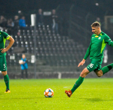 Sandecja Nowy Sącz - Warta Poznań 1:2. Aleks Ławniczak