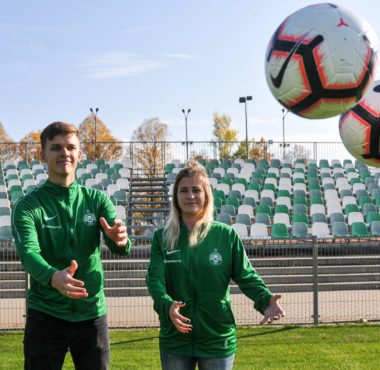 Agnieszka Torba i Mateusz Koszycki w Warcie Poznań