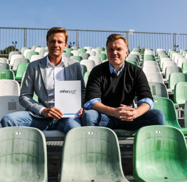 Jakub Puchalski, menedżer sportu w Rehasport Clinic i dyrektor sportowy Warty Poznań S.A. Robert Graf