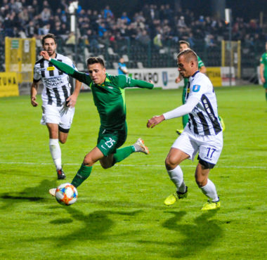 Sandecja Nowy Sącz - Warta Poznań 1:2. Gracjan Jaroch