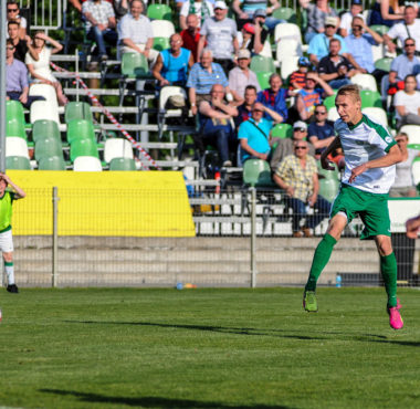 Warta Poznań - Olimpia Zambrów. Adrian Chopcia