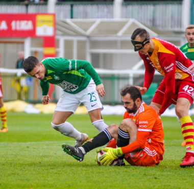 Warta Poznań - Chojniczanka Chojnice 2:0. Gracjan Jaroch