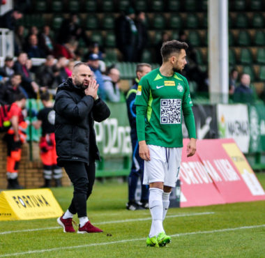 Warta Poznań - Chojniczanka Chojnice 2:0. Trener Piotr Tworek