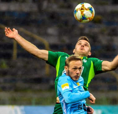 Stonil Olsztyn - Warta Poznań 1:3. Adrian Cierpka