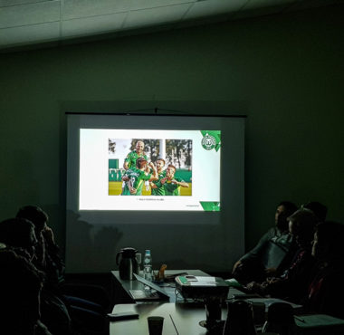 Radni Miasta Poznania z Komisji Kultury Fizycznej i Turystyki z wizytą w Warcie Poznań