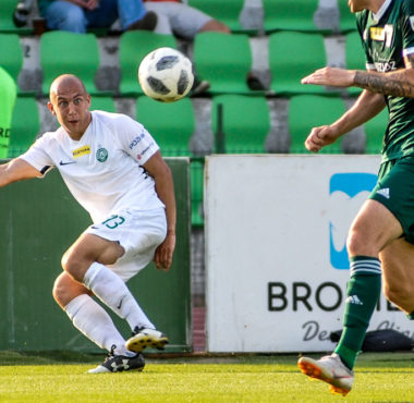 Olimpia Grudziądz - Warta Poznań. Jakub Kuzdra