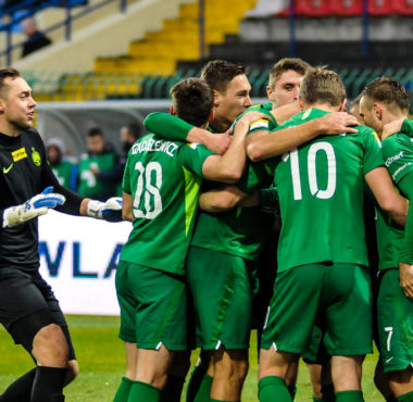 Stomil Olsztyn - Warta Poznań 1:3. Adrian Lis
