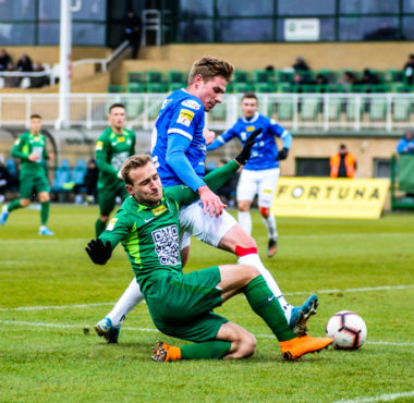 Warta Poznań - Wigry Suwałki 3:0. Robert Janicki