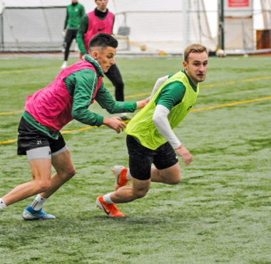 Trening Warty Poznań w Centrum Plek. Robert Janicki i Jakub Apolinarski