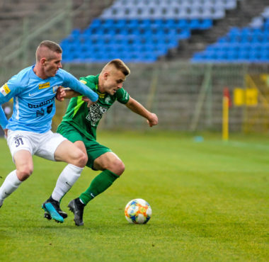 Stomil Olsztyn - Warta Poznań. Michał Jakóbowski