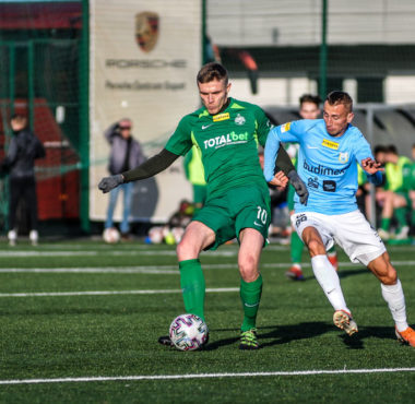 Stomil Olsztyn - Warta Poznań 2:1 w sparingu. Adrian Laskowski
