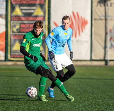 Stomil Olsztyn - Warta Poznań 2:1 w sparingu. Łukasz Spławski