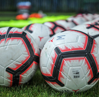 Trening Warty Poznań. Piłki