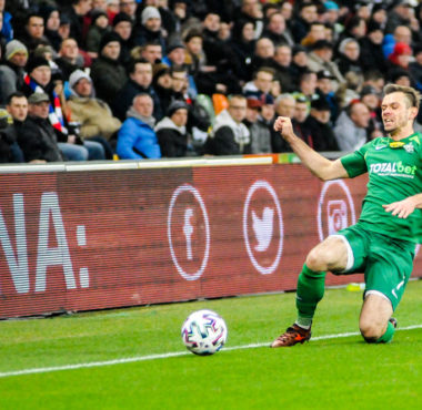 Podbeskidzie Bielsko-Biała - Warta Poznań 2:0. Michał Grobelny