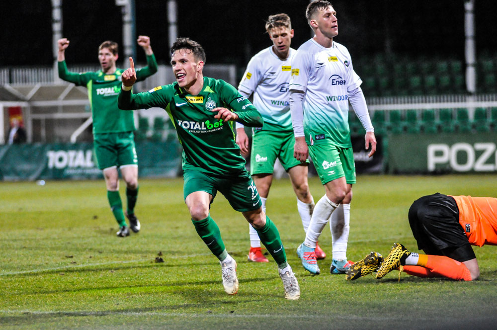 Warta Poznań - Radomiak Radom 3:0. Gracjan Jaroch
