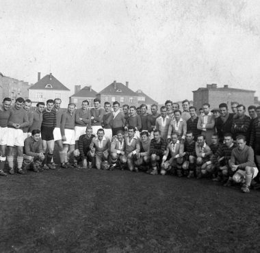 Drużyny Warty Poznań i Legii Poznań w 1931 roku