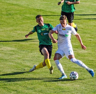 GKS 1962 Jastrzębie - Warta Poznań 1:2. Mateusz Kupczak