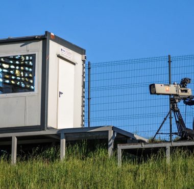 Kamera TV na meczu GKS 1962 Jastrzębie - Warta Poznań