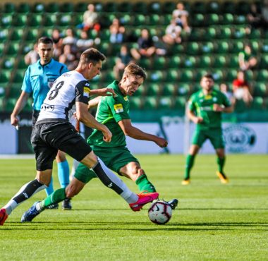 Warta Poznań - Chrobry Głogów 1:2. Mateusz Kupczak