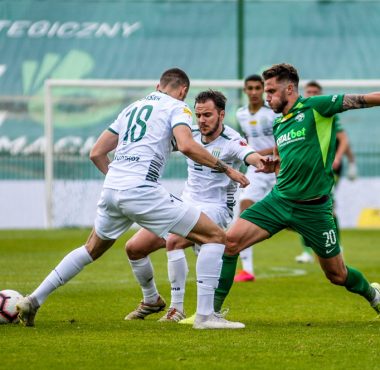 Warta Poznań - Olimpia Grudziądz 2:0. Mateusz Szczepaniak
