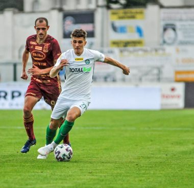 Chojniczanka Chojnice - Warta Poznań 1:2. Serhij Napołow