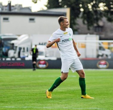 Chojniczanka Chojnice - Warta Poznań 1:2. Adrian Laskowski