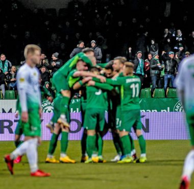 Kibice na meczu Warta Poznań - Radomiak Radom