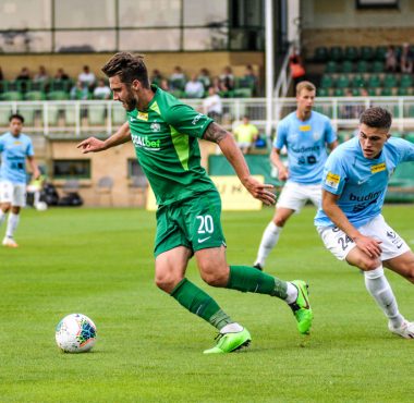 Warta Poznań - Stomil Olsztyn 1:2. Mateusz Szczepaniak