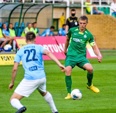 Warta Poznań - Stomil Olsztyn 1:2. Adrian Laskowski