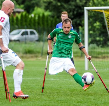Warta Poznań - Husaria Kraków 0;7 w Pucharze Polski Amp Futbol 2020. Bartosz Skrzypek