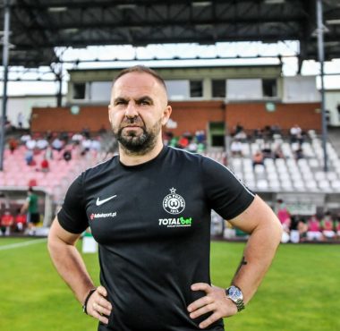 Zagłębie Sosnowiec - Warta Poznań 0:2. Trener Piotr Tworek