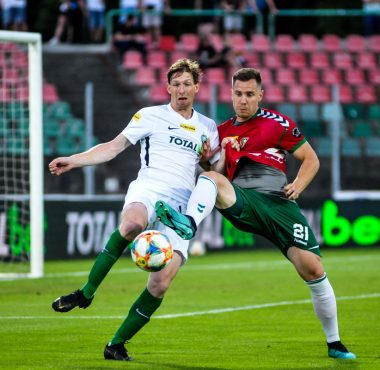 Zagłębie Sosnowiec - Warta Poznań 0:2. Łukasz Spławski