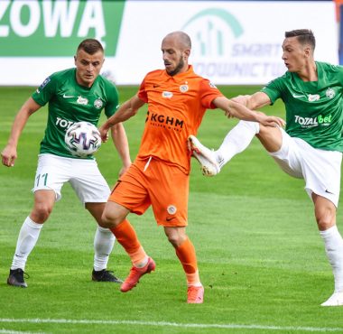 Zagłębie Lubin - Warta Poznań. Mateusz Kupczak i Michał Jakóbowski