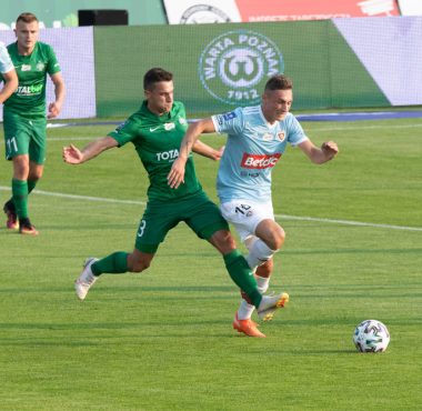 Warta Poznań - Piast Gliwice. Jakub Kiełb