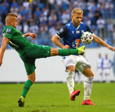 Lech Poznań - Warta Poznań 1:0. Michał Jakóbowski